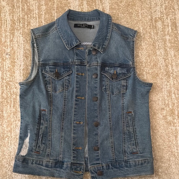 JUNIORS | Denim Vest | Junior Size M - Picture 1 of 3